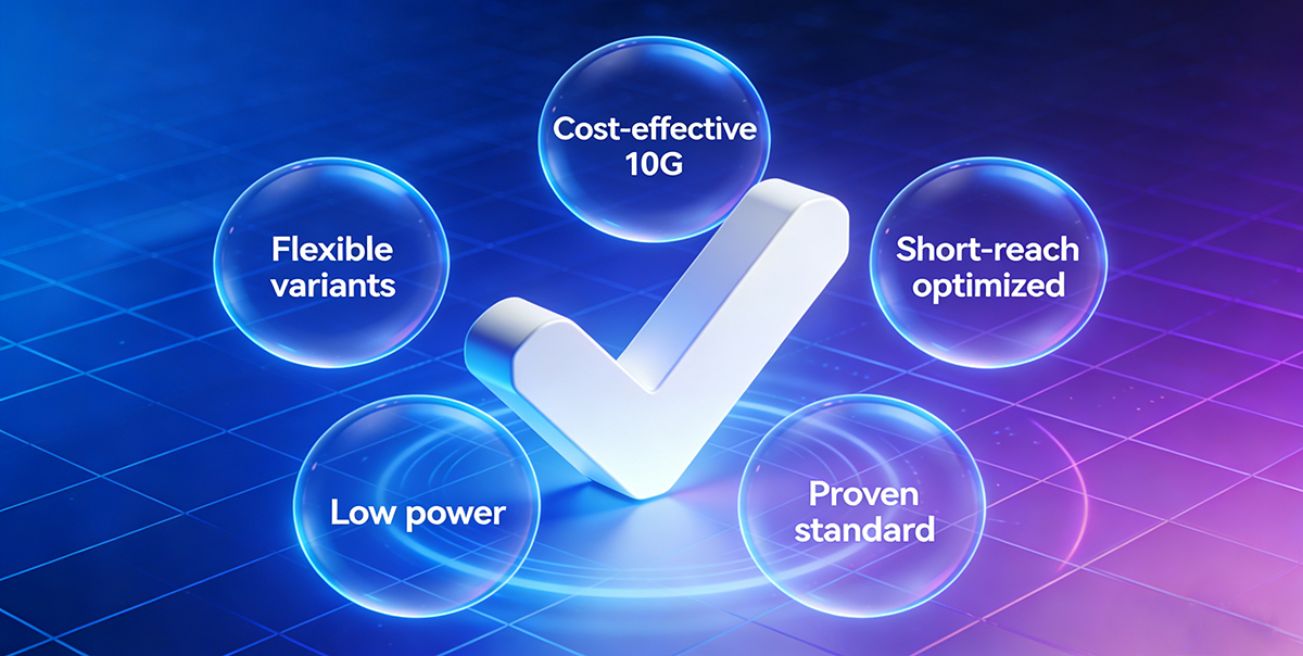 Benefits of Cisco SFP-10G-SR Modules