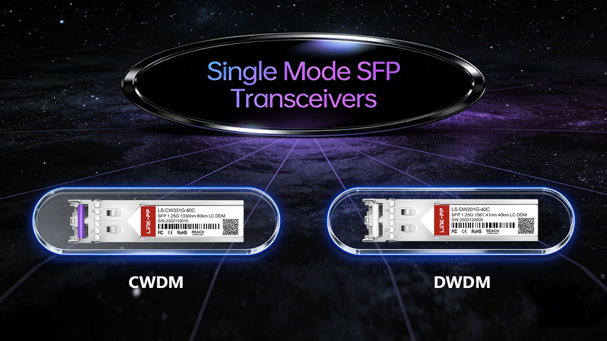 types of single mode sfp transceivers