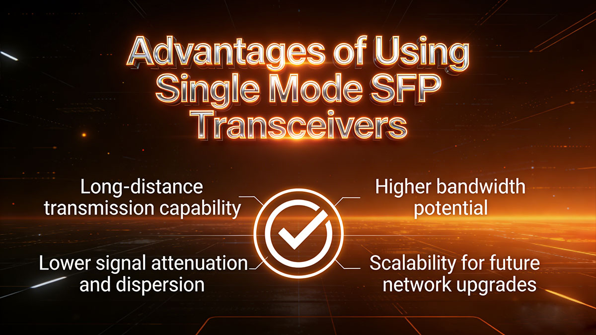 why use single mode sfp transceivers