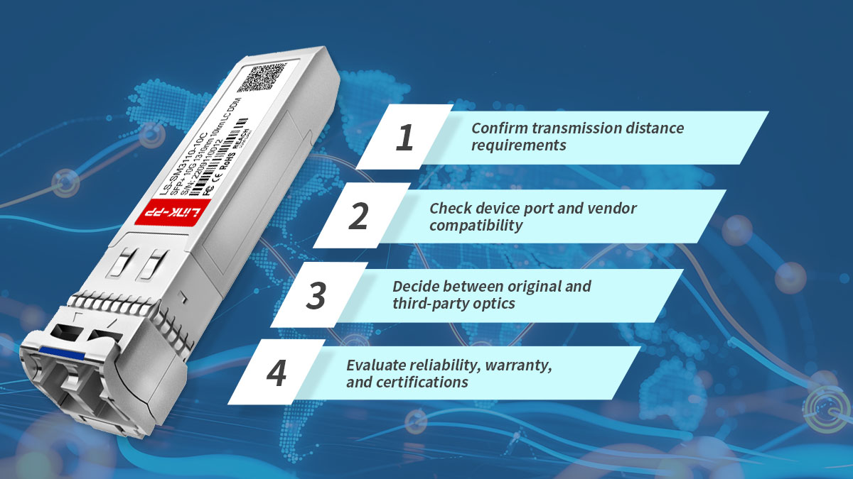 how to choose right sfp 10gb lr