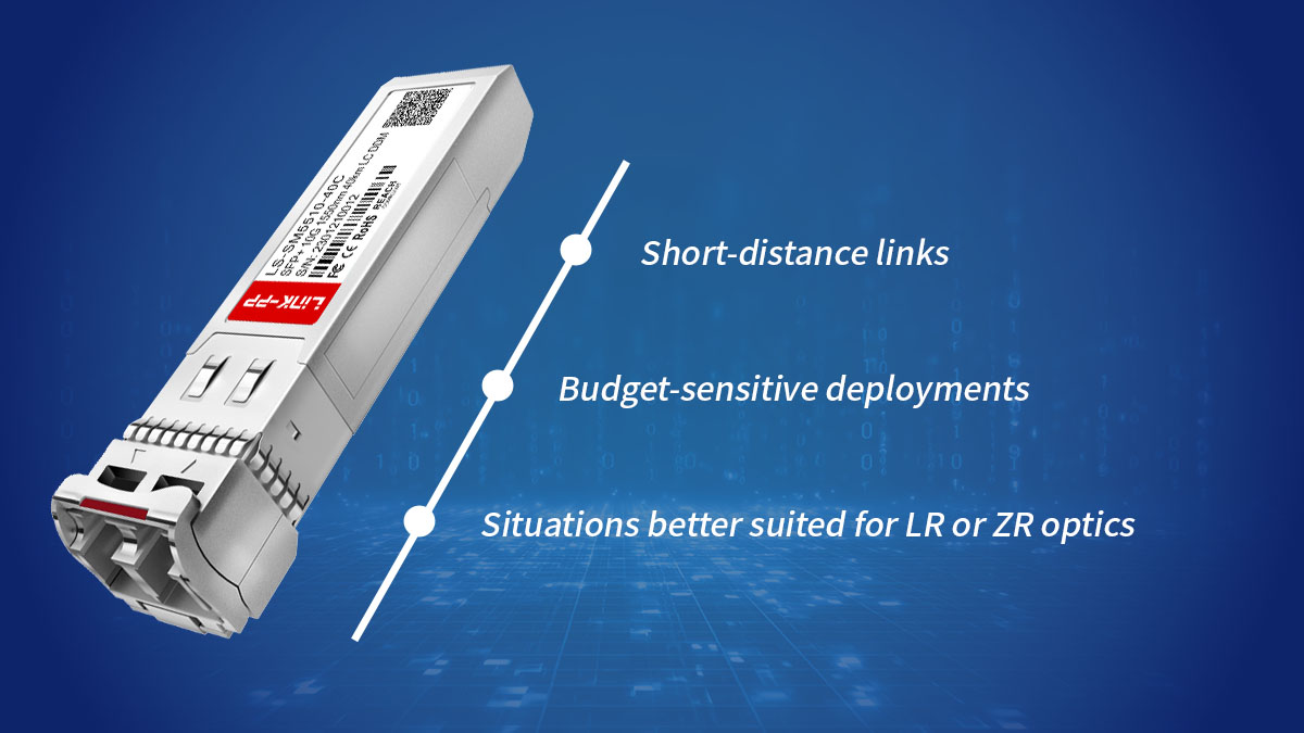 when not choose 10GBASE-ER sfp module