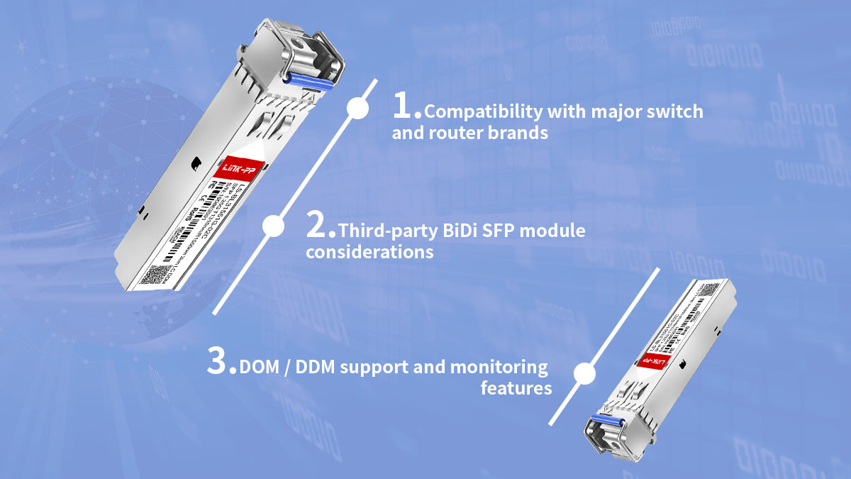 compatibility of bidi sfp module