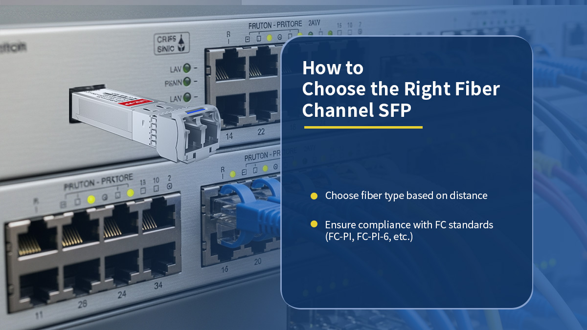 how to choose right fiber channel sfp