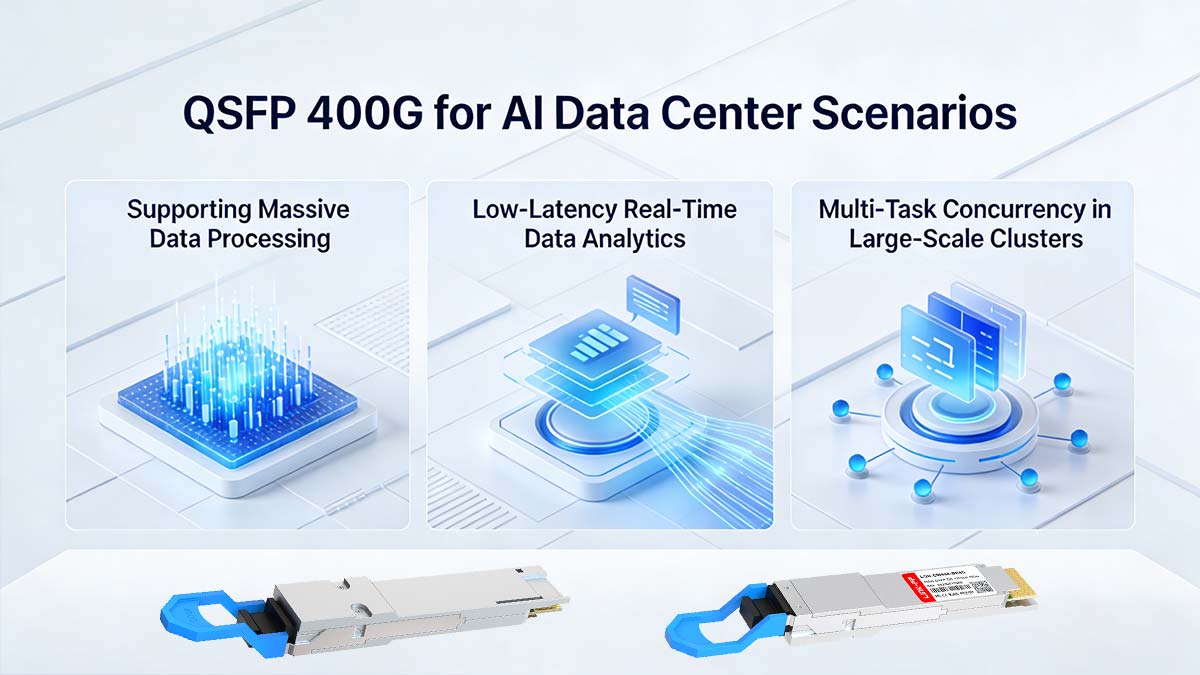 QSFP 400G for AI Data Center Scenarios