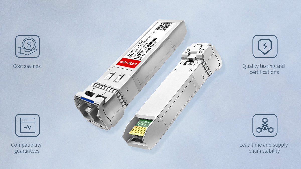 why choose LINK-PP single mode 10g sfp+