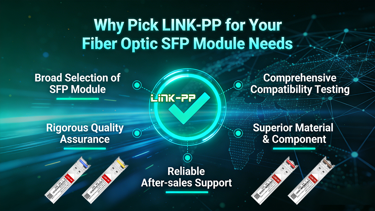 Why Pick LINK-PP for Your Fiber Optic SFP Module Needs