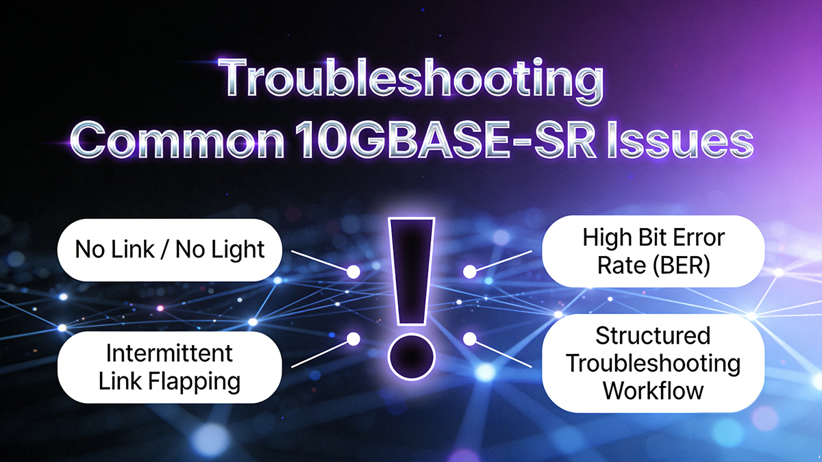 Troubleshooting 10GBASE-SR Issues