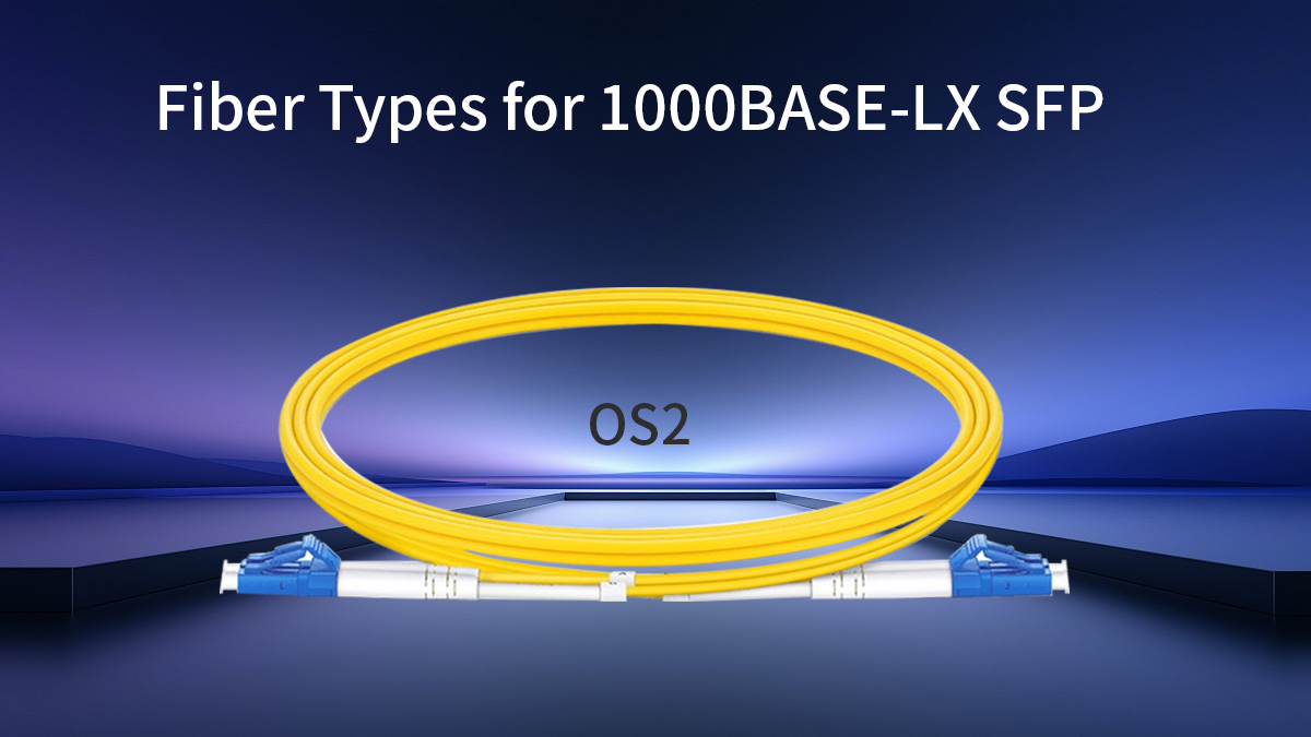 Supported Fiber Types for 1000BASE-LX SFP