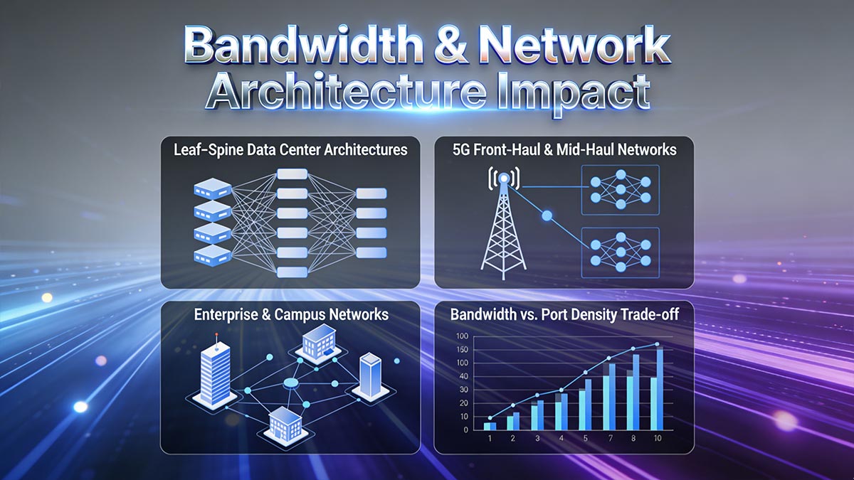 SFP vs. QSFP Bandwidth & Network Architecture Impact